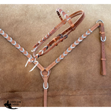 Showman® Argentina cow harness Leather browband headstall - Country Scene Saddlery and Pet Supplies