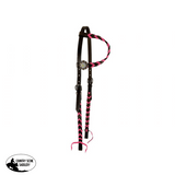 Showman® Argentina Cow Harness One Eared Pink Wither Straps