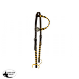 Showman® Argentina Cow Harness One Eared Yellow/Gold Wither Straps