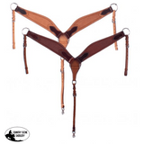 Showman ® Argentina cow leather basket tooled breastcollar. - Country Scene Saddlery and Pet Supplies