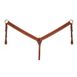 Showman ® Argentina cow leather breast collar . - Country Scene Saddlery and Pet Supplies