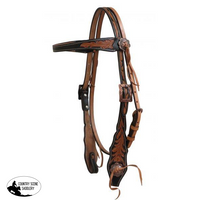 New! Showman ® Argentina Cow Leather Brow Band Headstall. #showman
