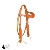 Showman ® Argentina cow leather browband headstall. - Country Scene Saddlery and Pet Supplies