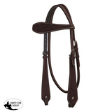 Showman ®Argentina Cow Leather Headstall with Basketweave and Floral Tooling. - Country Scene Saddlery and Pet Supplies