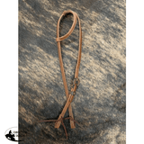 Showman ® Argentina Cow Leather One Ear Headstall with Copper Floral Overlayed Buckle - Country Scene Saddlery and Pet Supplies