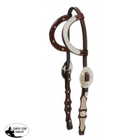 New! Showman ® Argentina Cow Leather Show Headstall.