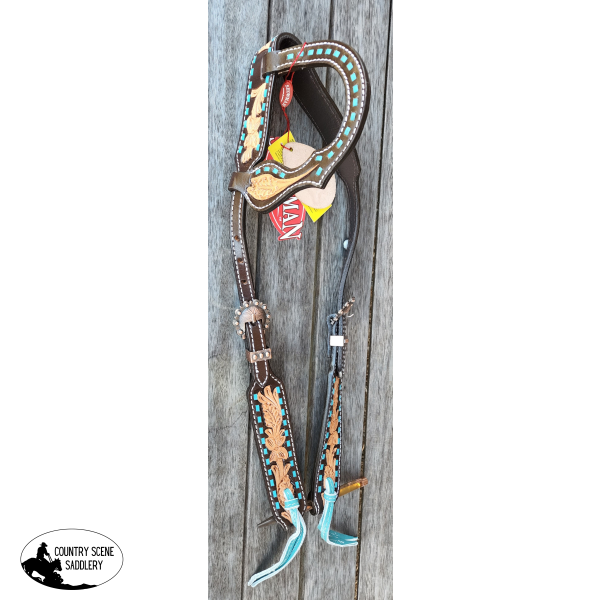 Showman ® Argentina Cow Leather Single Ear Headstall. #Western Bridles