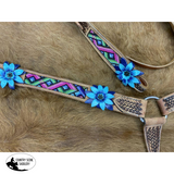 Showman ® Aztec beaded Browband. - Country Scene Saddlery and Pet Supplies