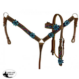 Showman ® Aztec beaded Browband. - Country Scene Saddlery and Pet Supplies