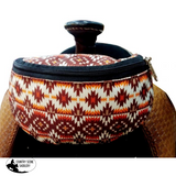 Showman ® Aztec Print Insulated Nylon Saddle Pouch. - Country Scene Saddlery and Pet Supplies