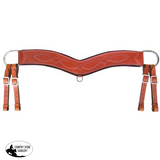 Showman ® Barbwire tooled tripping collar. - Country Scene Saddlery and Pet Supplies