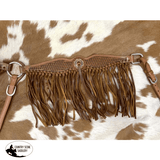 NEW! Showman ® Basketweave Fringe Browband Headstall and Breast Collar Set - Country Scene Saddlery and Pet Supplies