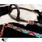 Showman ® Beaded Aztec 4 Piece Set. - Country Scene Saddlery and Pet Supplies
