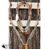 New! Showman ® Beaded Headstall And Breast Collar Set. ~