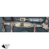 NEW! Showman ® Black & White hair on cowhide inlay Single Ear Headstall and Breast Collar Set. - Country Scene Saddlery and Pet Supplies