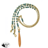 Showman ® Braided Natural Rawhide Romal Reins - Country Scene Saddlery and Pet Supplies