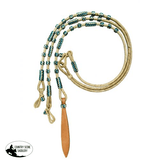 Showman ® Braided Natural Rawhide Romal Reins - Country Scene Saddlery and Pet Supplies