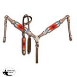 New! Showman ® Browband Headstall & Breast collar set - Country Scene Saddlery and Pet Supplies