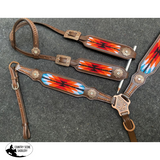 New! Showman ® Browband Headstall & Breast collar set - Country Scene Saddlery and Pet Supplies