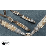 NEW! Showman ® Brown and White hair on cowhide One - Country Scene Saddlery and Pet Supplies