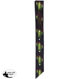 Showman ® Brown Nylon Off Billet with Cactus design. - Country Scene Saddlery and Pet Supplies