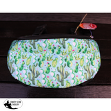 Showman ® Cactus Design Print Insulated Nylon Saddle Pouch. - Country Scene Saddlery and Pet Supplies