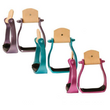 Showman® Color coated light weight aluminum stirrups. - Country Scene Saddlery and Pet Supplies
