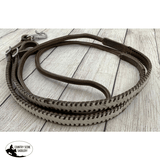 Showman ® Cowhide Whip Stitch Roping Reins - Country Scene Saddlery and Pet Supplies