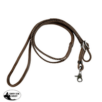 Showman ® Cowhide Whip Stitch Roping Reins Western