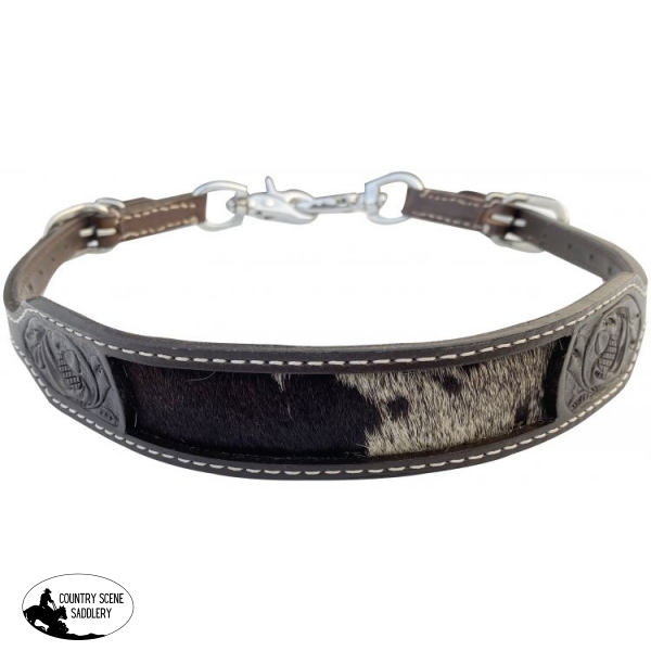 Showman ® Dark Oil Leather Wither Strap