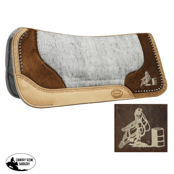 Showman ® Felt Bottom Saddle Pad. Western Pad