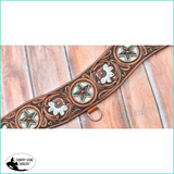 Showman ® Floral tooled tripping collar. - Country Scene Saddlery and Pet Supplies