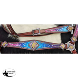 Showman ® Galaxy print browband headstall and breastcollar set. - Country Scene Saddlery and Pet Supplies
