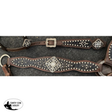 Showman ® Gator Print Inlay One Ear Headstall Western Bridles