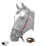 Showman ® Glitter Overlay Leather Tie Down. Full/cob / Silver