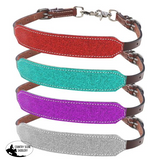 Showman ® Glitter overlay leather wither strap - Country Scene Saddlery and Pet Supplies