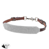 Showman ® Glitter overlay leather wither strap - Country Scene Saddlery and Pet Supplies