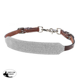 Showman ® Glitter overlay leather wither strap - Country Scene Saddlery and Pet Supplies
