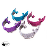 New! Showman® Glittered Epoxy Aluminum Bumper Spurs.