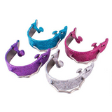 New! Showman® Glittered Epoxy Aluminum Bumper Spurs.