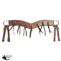 New!~ Showman ® Hair-On Cowhide Tripping Collar.