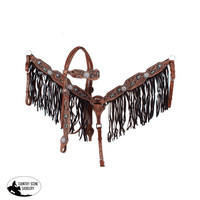 New! Showman ® Hand Painted Arrow Design Headstall And Breast Collar.