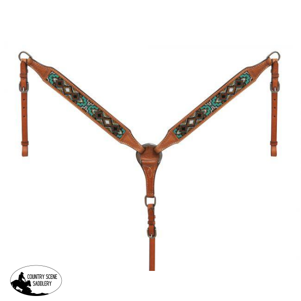 New! Showman ® Hand Painted Sunflower Collar Headstall And Breastcollar. Medium Argentina Cow