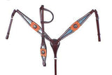 Showman ® Hand painted sunflower One ear bridle and breast collar set - Country Scene Saddlery and Pet Supplies
