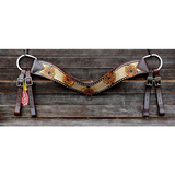 Showman ® Hand Painted Sunflower tripping collar One Size Full