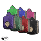 Showman® Heavy denier nylon hay bag with mesh sides. - Country Scene Saddlery and Pet Supplies