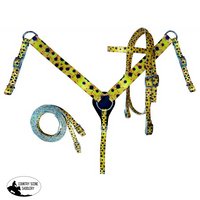 Showman ® Horse Size Nylon Headstall & Breastcollar Set