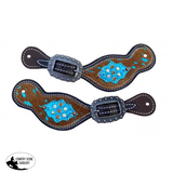 Showman ® Ladies Cowhide spur straps - Country Scene Saddlery and Pet Supplies