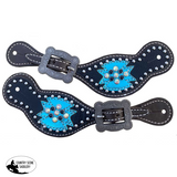 Showman ® Ladies Dark Oil Spur Strap - Country Scene Saddlery and Pet Supplies