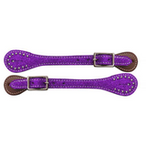 Showman ® Ladies glitter leather spur straps. - Country Scene Saddlery and Pet Supplies